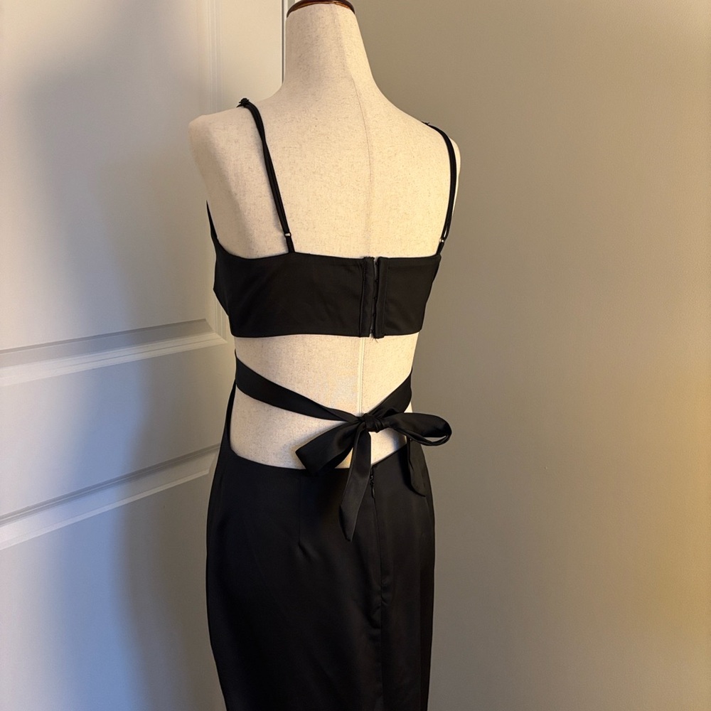 Superdown Black Backless Dress - Picture 4 of 6